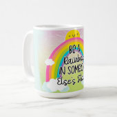Niedlich und farbenfroh Inspiration Kaffeetasse (Vorderseite Links)