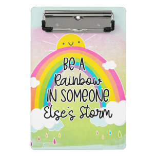 Niedlich und farbenfroh Inspiration Mini Klemmbrett