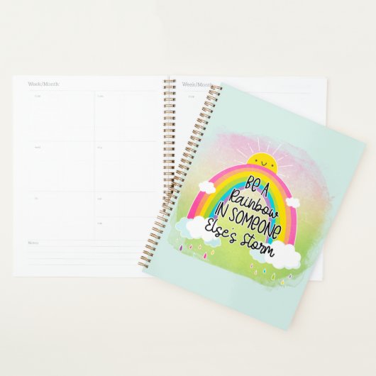 Niedlich und farbenfroh Inspiration Planer (Anzeige)