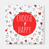 Niedlich und farbenfroh wählen Happy Magnet 2" (Vorne)