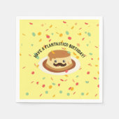 Niedlich und Funny haben ein Flantastico Geburtsta Serviette (Vorderseite)