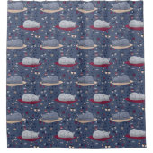 Niedlich und gemütlich Schlaflosigkeit Katze Träum Duschvorhang (Vorderseite)