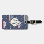 Niedlich und gemütlich Schlaflosigkeit Katze Träum Gepäckanhänger (Vorderseite horizontal)