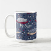 Niedlich und gemütlich Schlaflosigkeit Katze Träum Kaffeetasse (Links)