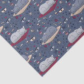 Niedlich und gemütlich Schlaflosigkeit Katze Träum Seidenpapier (Ausschnitt)