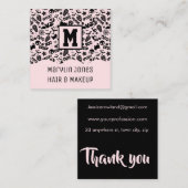 NIEDLICH UND GESPROCHEN HALLOWEG QUADRATISCHE VISITENKARTE (Vorne/Hinten)