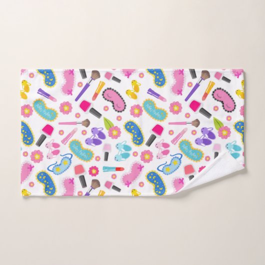 Niedlich und Girly Makeup Badhandtuch Set (Handtuch)