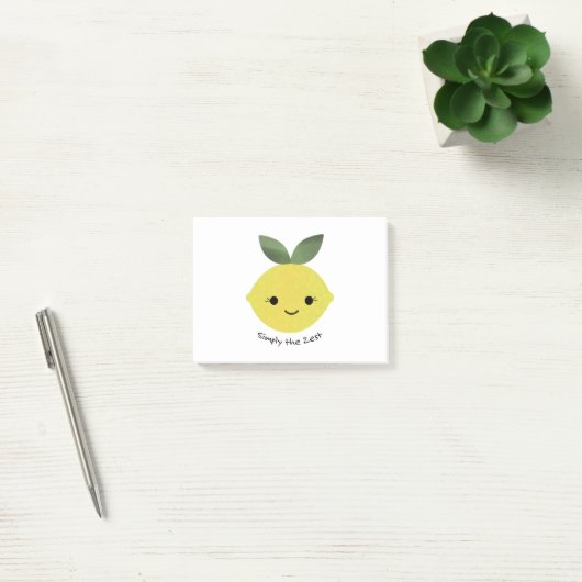 Niedlich und lustig einfach der Zest Kawaii Lemon Post-it Klebezettel (Büro)
