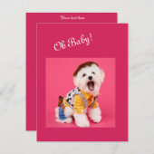 Niedlich und lustig gekleidet mitteilungskarte (Vorne/Hinten)