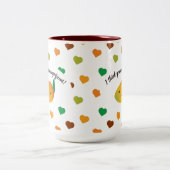 Niedlich und lustig ich denke, Sie sind Mangoifice Zweifarbige Tasse (Mittel)