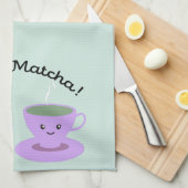 Niedlich und lustig Perfect Matcha Geschirrtuch (Viertel Falte)