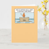 Niedlich und lustig Yam Birthday Karte (Gelbe Blume)