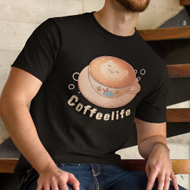 Niedlich und modern Kaffee-Liebhaber T-Shirt