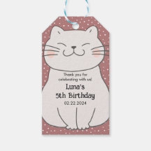 Niedlich und modern Kitten Geburtstag