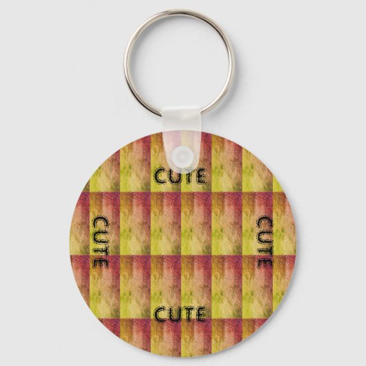 NIEDLICH- UND ORANGE-GELBE-SCHLÜSSELANHÄNGER SCHLÜSSELANHÄNGER (Vorderseite)