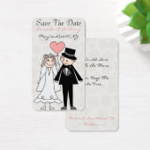 Niedlich und originell Save the Date (Schreibtisch)