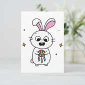 Niedlich und sonnig dankeskarte (Stehend Vorderseite)