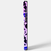 Niedlich und Spaß Lila, Blau und Schwarz Halloween Case-Mate iPhone Hülle (Rückseite / Links)