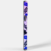 Niedlich und Spaß Lila, Blau und Schwarz Halloween Case-Mate iPhone Hülle (Rückseite / Rechts)