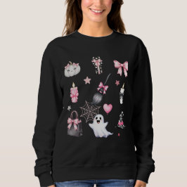 Niedlich und spöttisch glücklich Halloween Season  Sweatshirt