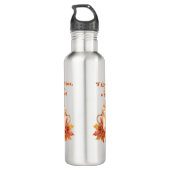 Niedlich und trendig "Ich Liebe dich, wie ein Latt Edelstahlflasche (Rückseite)