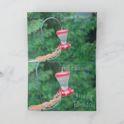 Niedlich und whimsy karte (Innenseite)