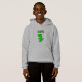 Niedlich und wütend T-Rex RAWR Hoodie (Vorne ganz)