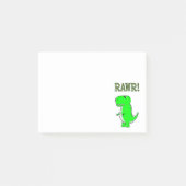 Niedlich und wütend T-Rex RAWR Post-it Klebezettel (Vorderseite)