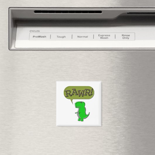 Niedlich und wütend Toy Dinosaurier Magnet (In Situ (Geschirrspüler))