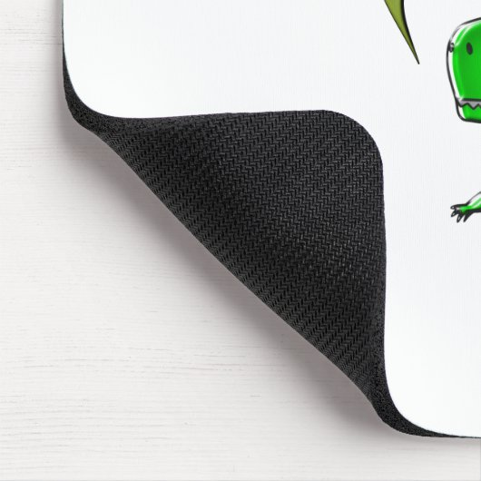 Niedlich und wütend Toy Dinosaurier Mousepad (Ecke)