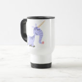 Niedlich Ungewöhnliche Cartoon Unicorn Tasse (Vorderseite Links)