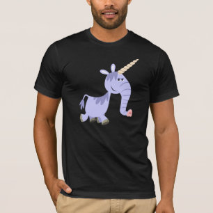 Niedlich Ungewöhnlicher Cartoon Einhorn T - Shirt