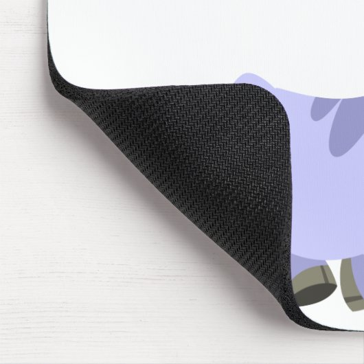 Niedlich Ungewöhnlicher Cartoon Unicorn Mousepad (Ecke)