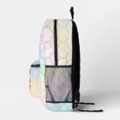 Niedlich Unicorn 3D Personalisierter Name Bedruckter Rucksack (Rechts)