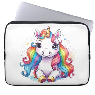 Niedlich Unicorn Cool Unicorn positiv Laptopschutzhülle