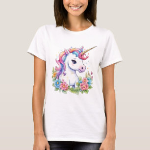 Niedlich Unicorn Cool Unicorn positiv T-Shirt