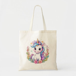 Niedlich Unicorn Cool Unicorn positiv Tragetasche
