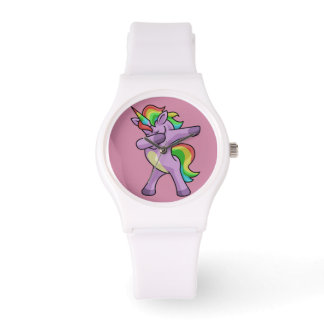 Niedlich Unicorn Dabber Dance Armbanduhr