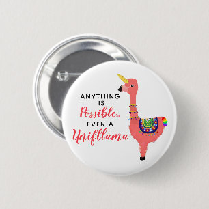 Niedlich Unicorn Flamingo Llama Inspirierend Unifl Button
