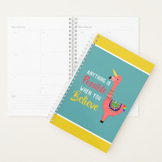 Niedlich Unicorn Flamingo Llama Inspirierend Unifl Planer (Anzeige)