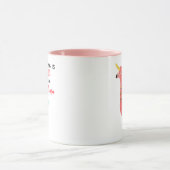 Niedlich Unicorn Flamingo Llama Inspirierend Unifl Tasse (Zentrum)