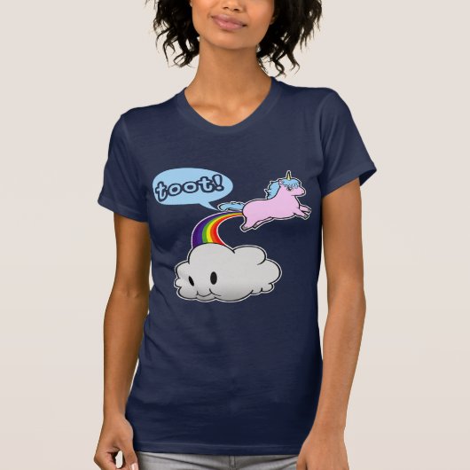 Niedlich! Unicorn-Furz… Toot! T-Shirt (Vorderseite)