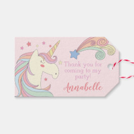 Niedlich Unicorn Geburtstag Vielen Dank Geschenkanhänger