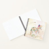 Niedlich Unicorn Girl Sketchbook Notizblock (Innenseite)