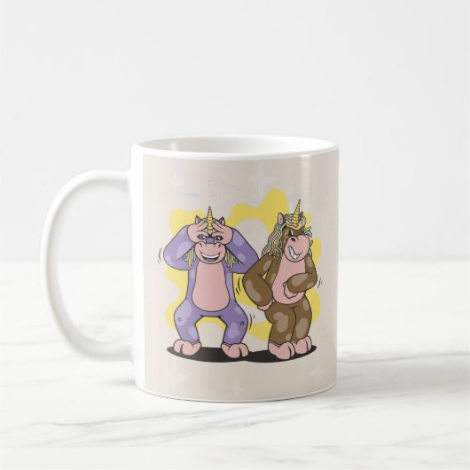 NIEDLICH UNICORN GRIDDY TANCE KAFFEETASSE (Links)