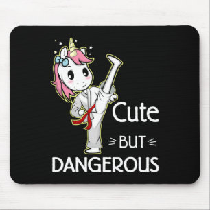 Niedlich Unicorn Karate Taekwondo Mousepad