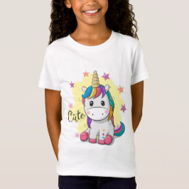 Niedlich Unicorn Kinderhemd T-Shirt