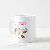 Niedlich Unicorn Nurse Prezeptor Funny Kaffeetasse (Vorderseite Links)