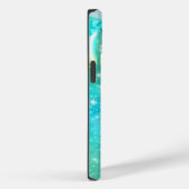 Niedlich Unicorn Türkis Glitzer Tropfen Imitate Gl Case-Mate iPhone Hülle (Rückseite / Rechts)