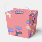 Niedlich Unicorns Donuts Muster Geschenkschachtel (Rückseite)